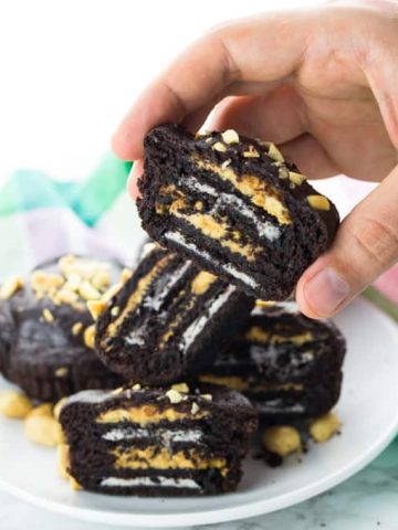 Ultimate Peanut Butter Oreo Muffins