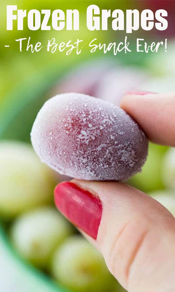 Frozen Grapes The Best Snack Ever! Vegan Heaven