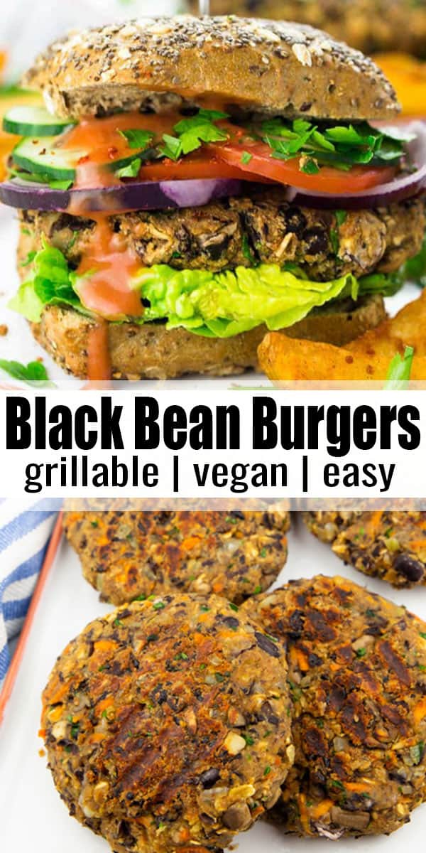 Vegan Black Bean Burgers (Grillable!) Vegan Heaven