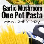 Vegan Garlic One Pot Pasta