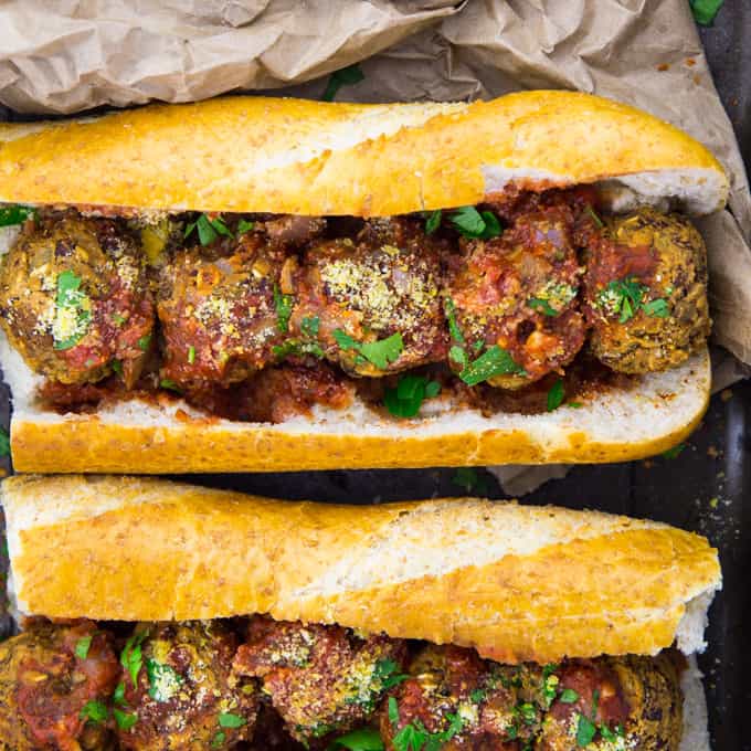 Vegan Meatball Sub 