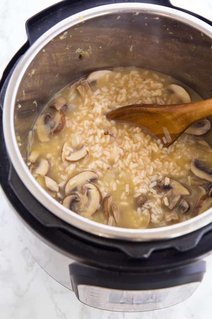 Instant Pot Risotto after Cooking