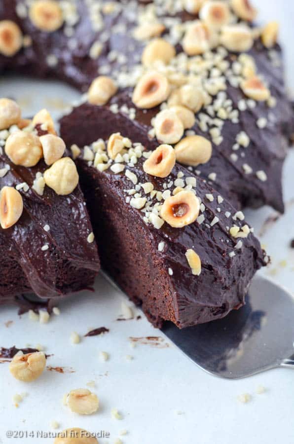 Hazelnut Chocolate Zucchini Cake 