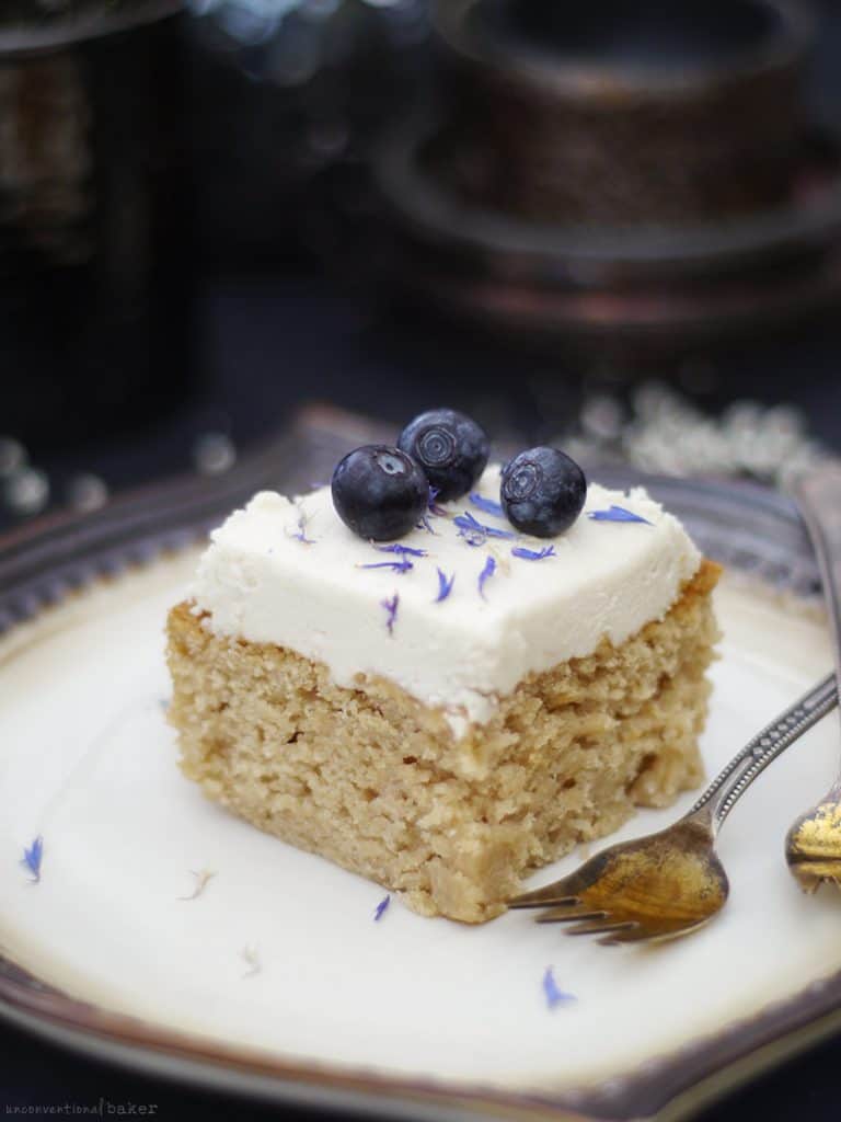 Classic Cashew Vanilla Birthday Cake 