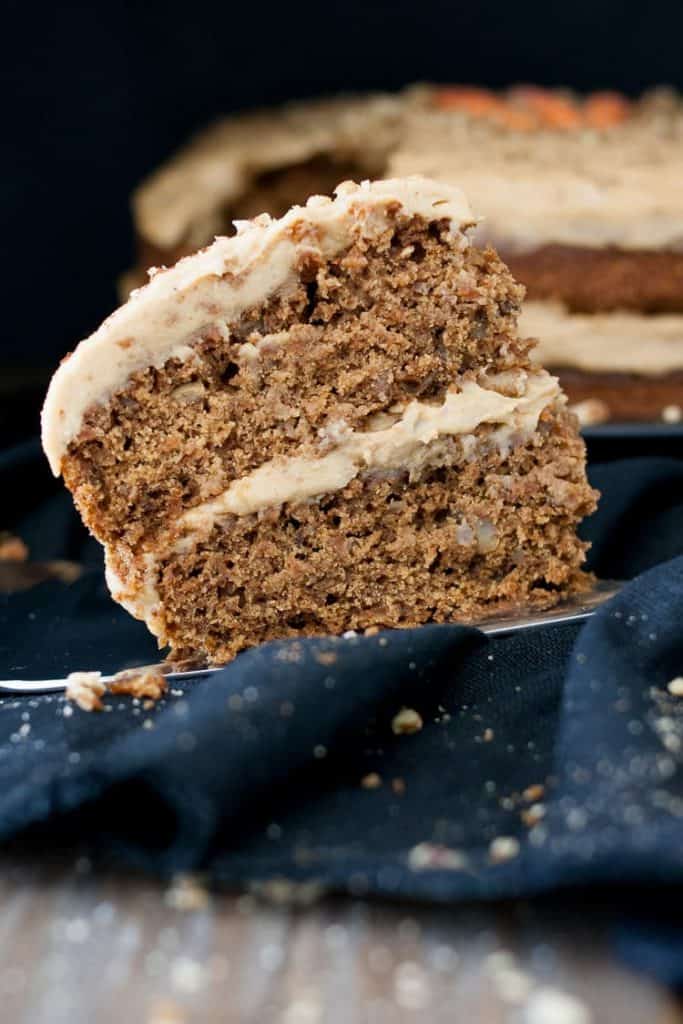 A Piece of Peanut Butter Carrot Cake