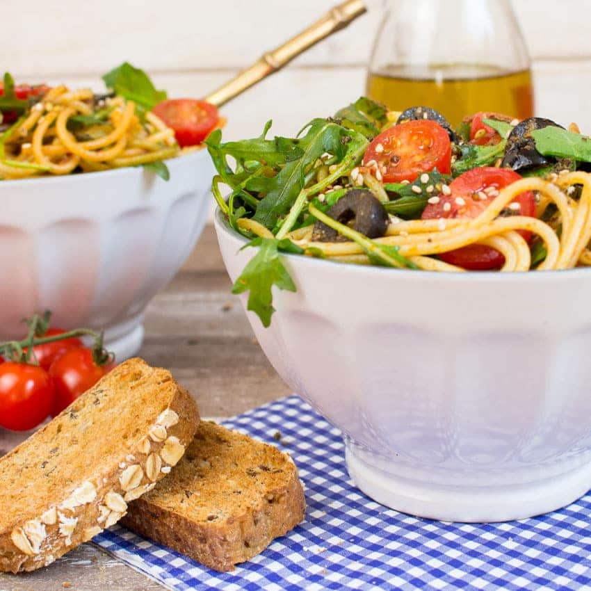 Vegan Pesto Salad