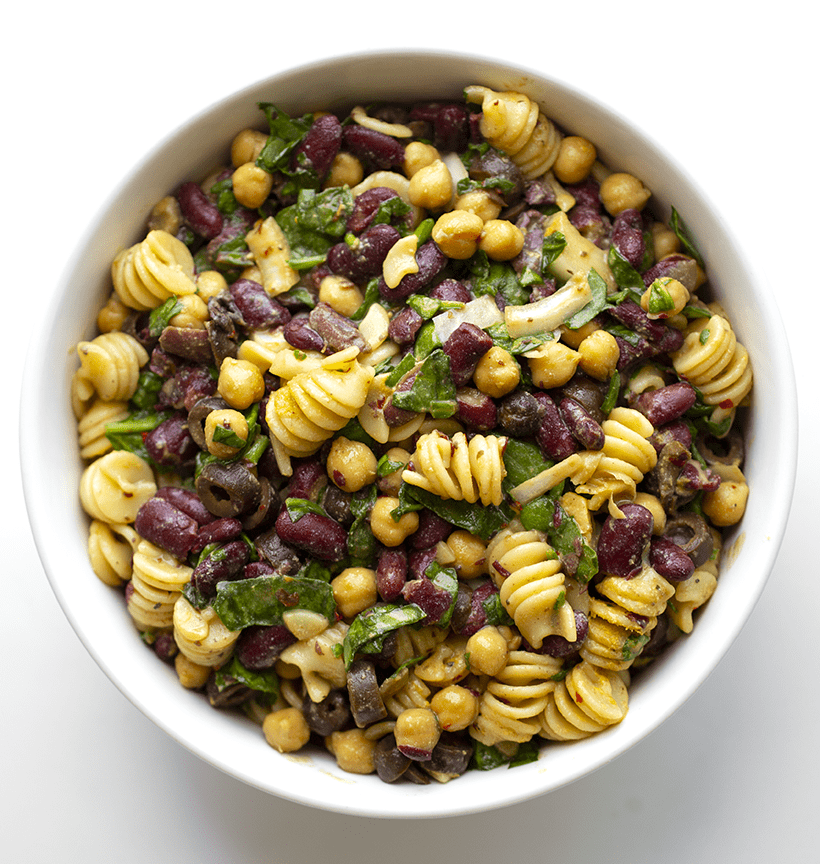 Two Bean Pasta Salad 