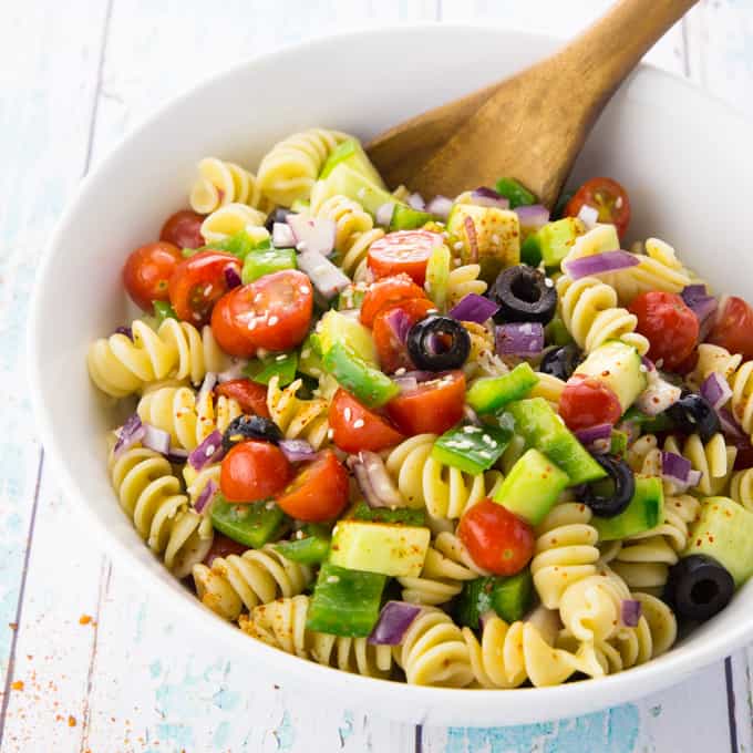 California Pasta Salad - Vegan Heaven