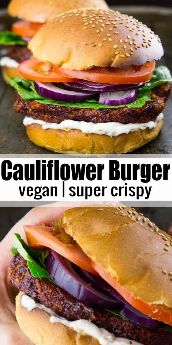 Cauliflower Burger (Vegan & Super Crispy) Vegan Heaven