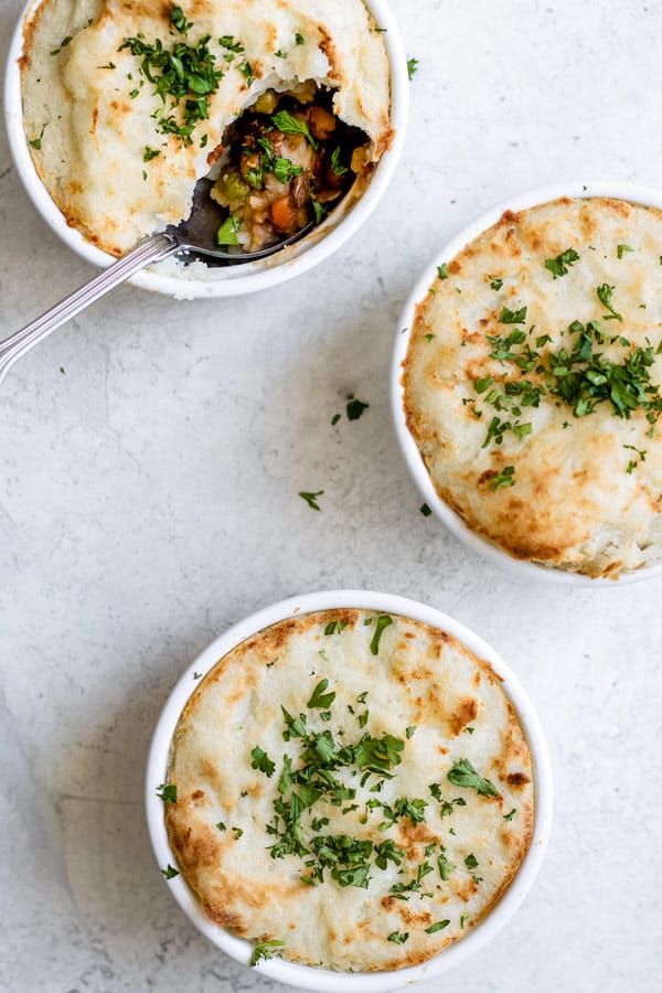 Veganer Linsen Shepherd's Pie 