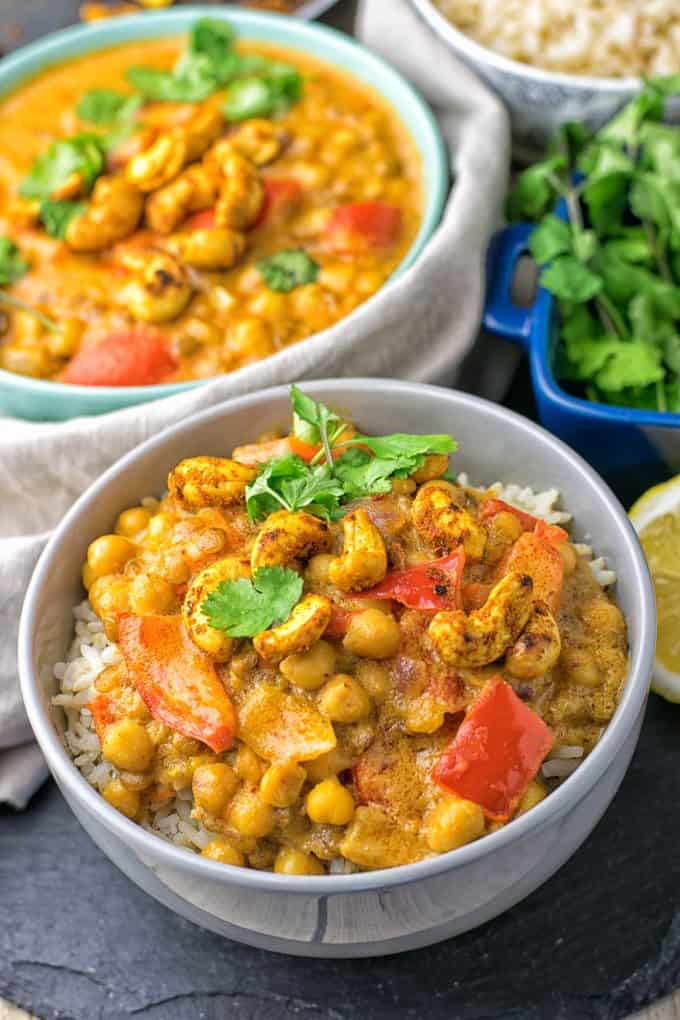 Lentil Chickpea Yellow Curry 