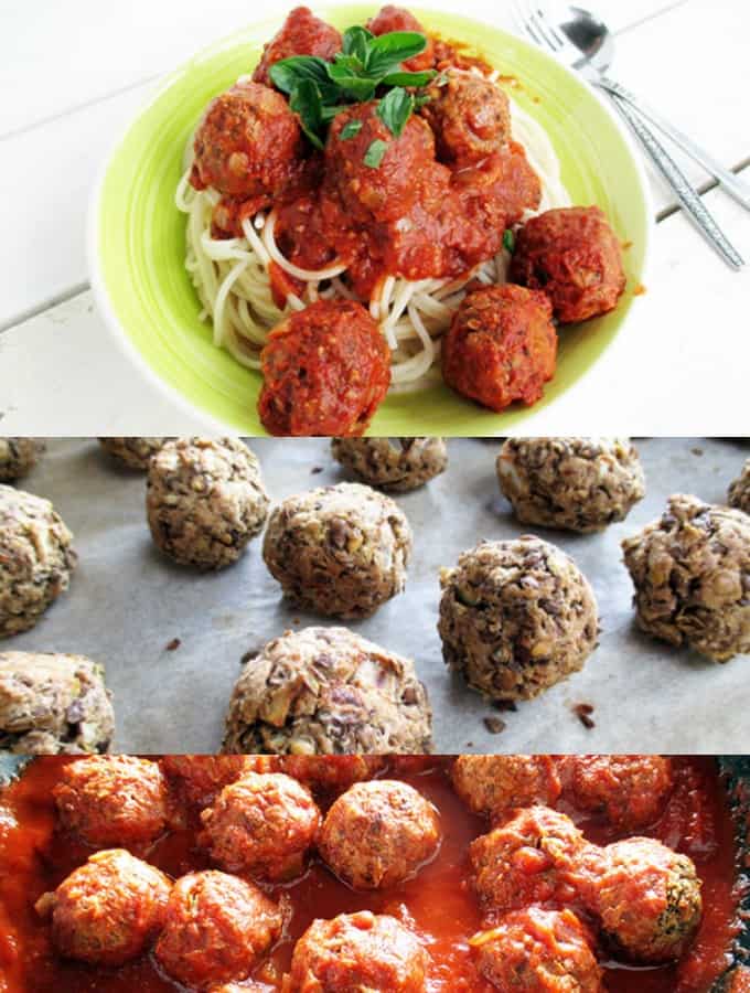 No Meat Balls in Tomato Sauce 