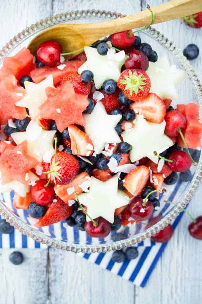 4th of July Fruit Salad 