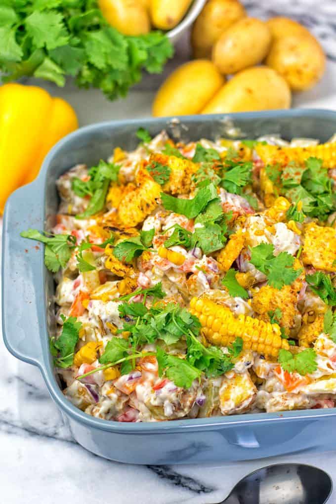 Mexican Street Corn Potato Salad 