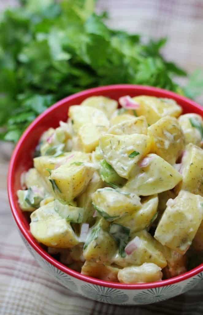 Classic American Vegan Potato Salad
