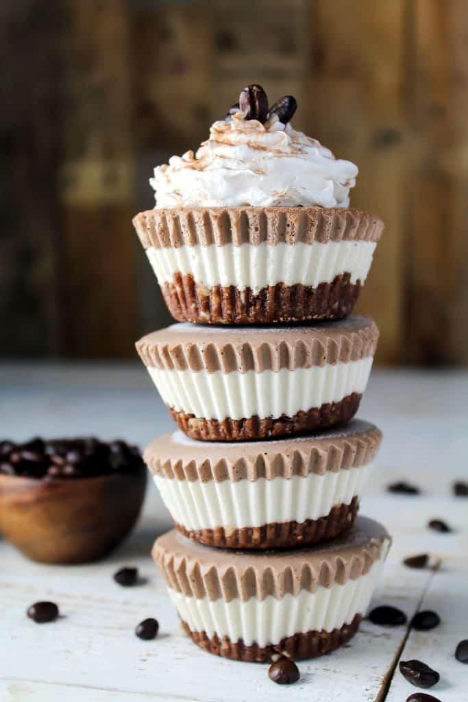 Vegan Mocha Cheesecake Bites