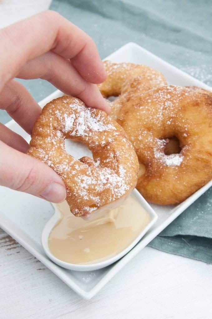 Vegan Apple Fritter Rings 