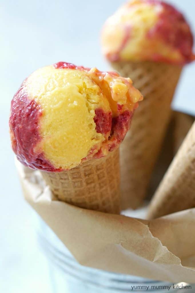 Vegan Mango Ice Cream