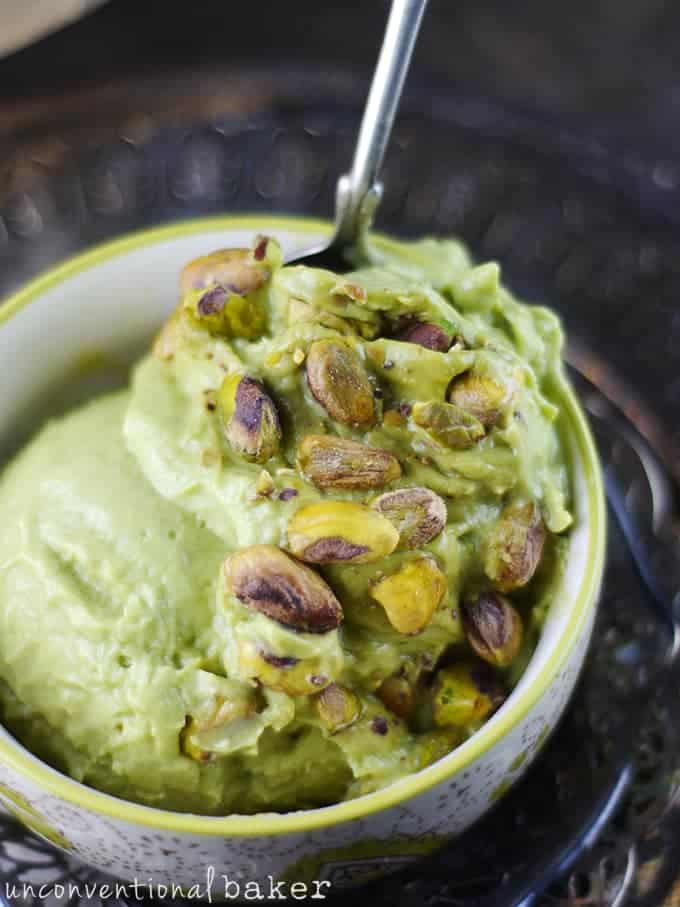 Dairy-Free Pistachio Ice Cream 