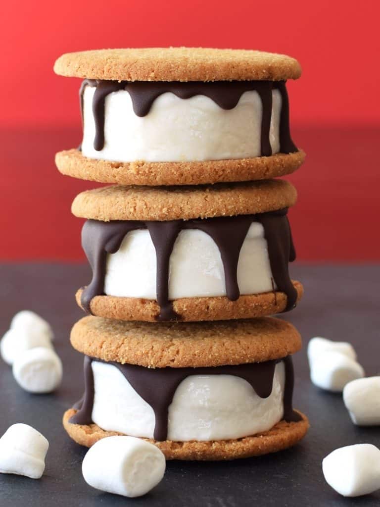 Smores Ice Cream Sandwich 