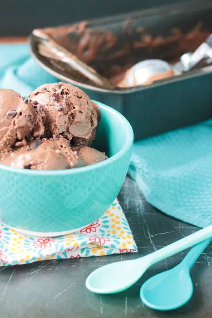 Creamy Dairy-Free Chocolate Ice Cream