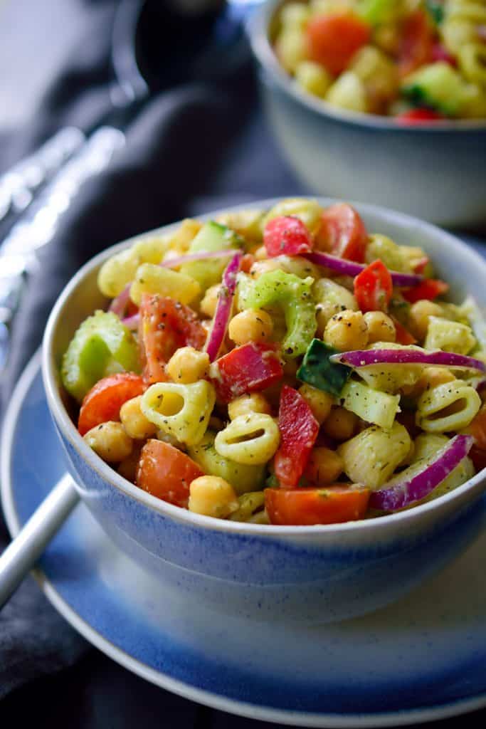 Vegan Avocado Pasta Salad 