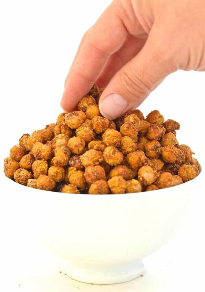 Cheese and Onion Roasted Chickpeas 