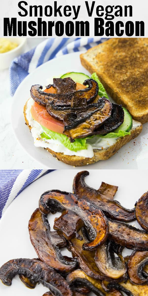 Vegan Bacon with Mushrooms Vegan Heaven