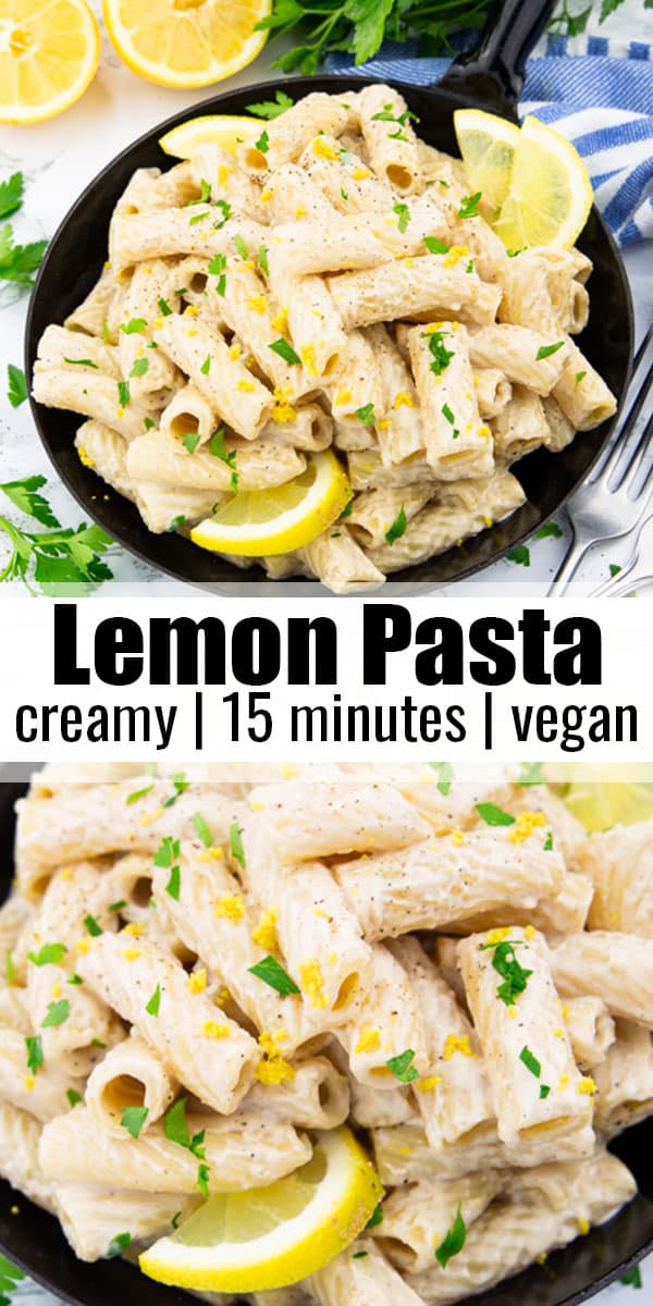 Pasta al Limón Paraíso Vegano Todas las recetas de coca