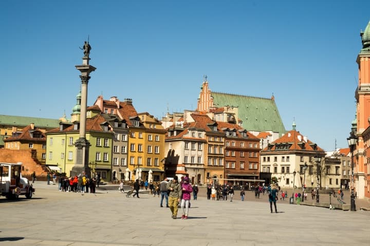 The old town of Warsaw 