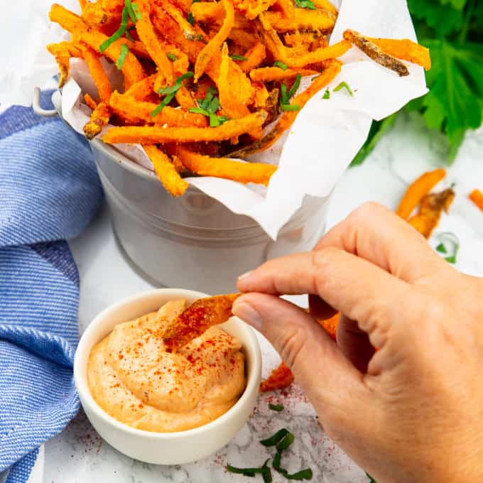 Sweet Potato Fries Dipping Sauce Vegan Heaven