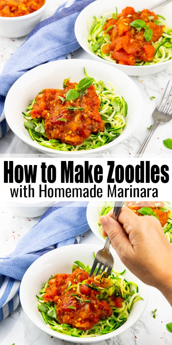 Cómo hacer zoodles con marinara casera Todas las recetas de coca
