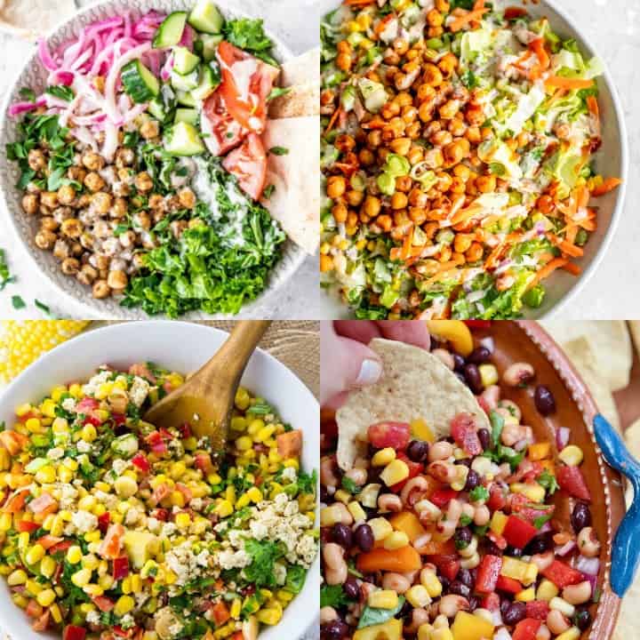 Vegan Snap Pea Arugula Farro Salad - ShortGirlTallOrder