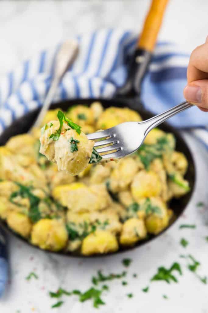 Spinach Artichoke Gnocchi Vegan Heaven