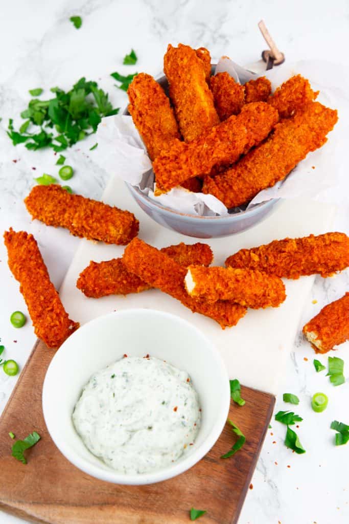 Easy Vegan Breakfasts Baked Tofu Sticks