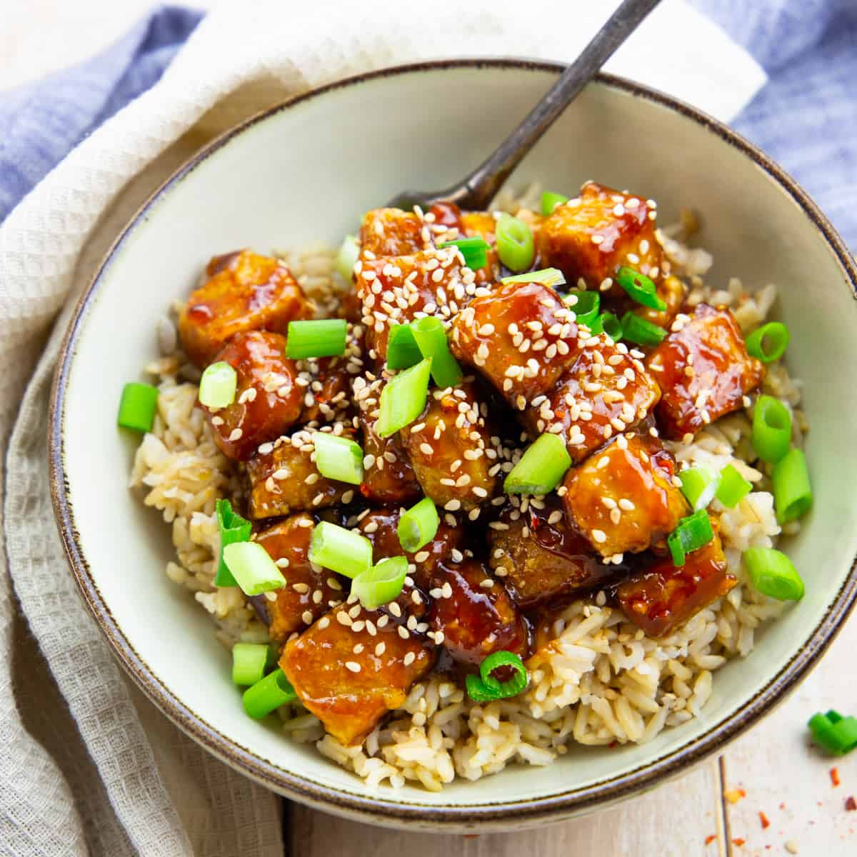 General Tso Tofu - Vegan Heaven