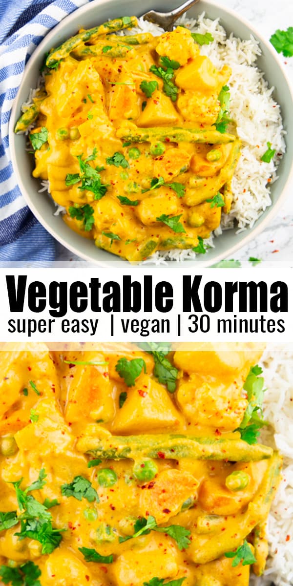 Vegetable Korma - Vegan Heaven