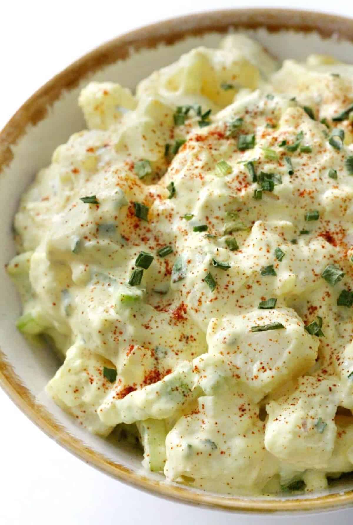 a bowl of Southern potato salad 