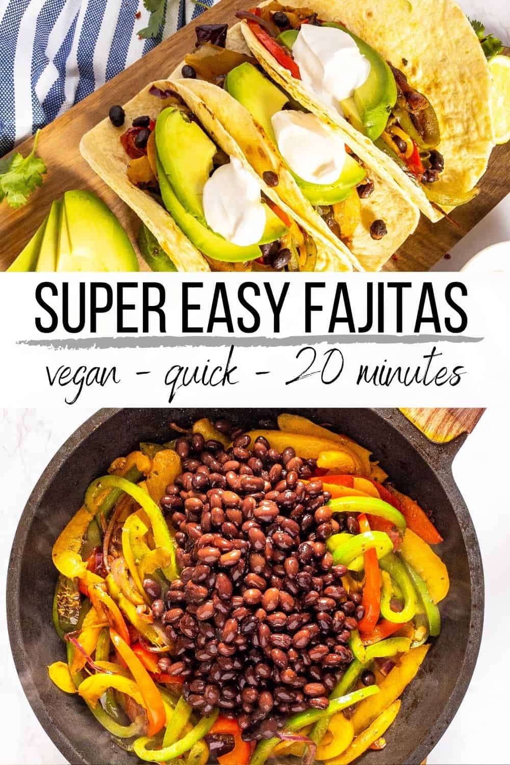 Vegetarian Fajitas - Vegan Heaven