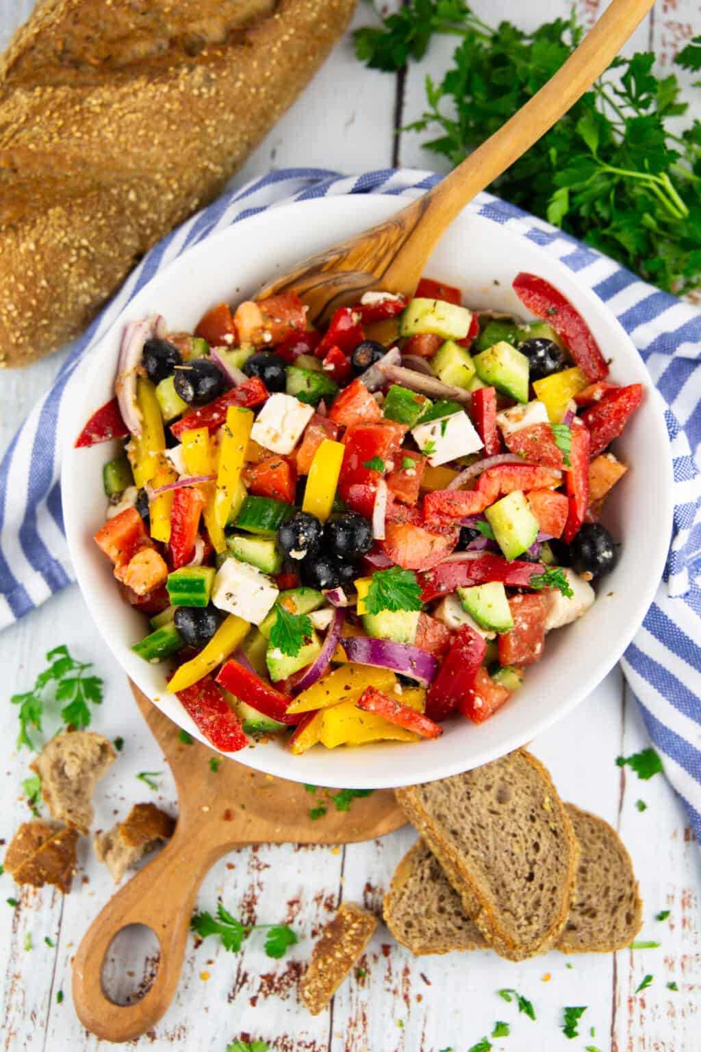 Greek Salad - Vegan Heaven