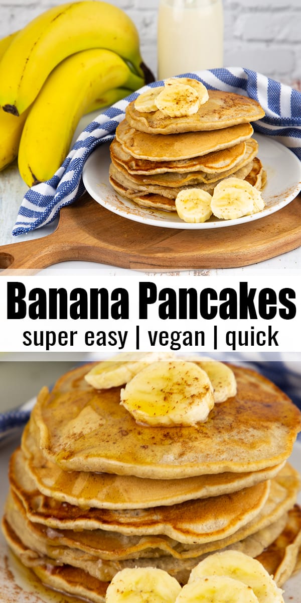 Vegan Banana Pancakes - Vegan Heaven