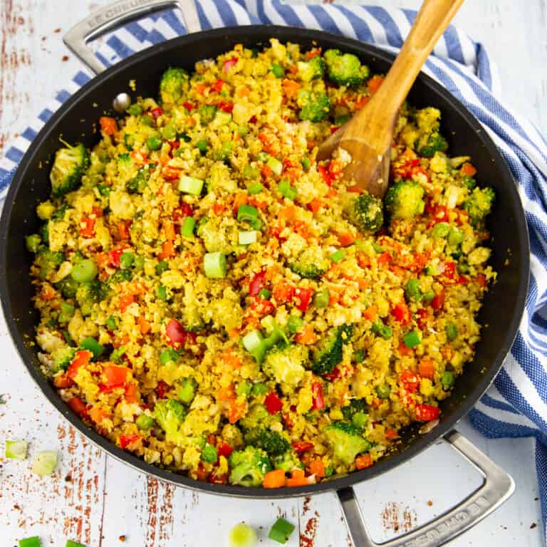 Cauliflower Fried Rice Vegan Heaven