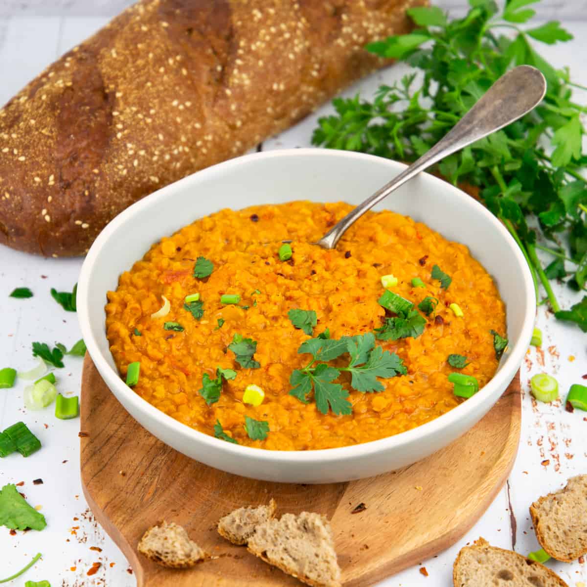 Red Lentil Soup - Vegan Heaven