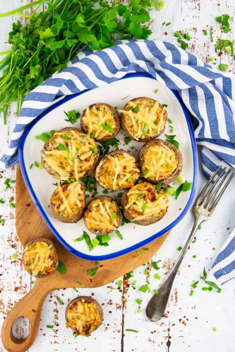 Vegan Stuffed Mushrooms - Vegan Heaven