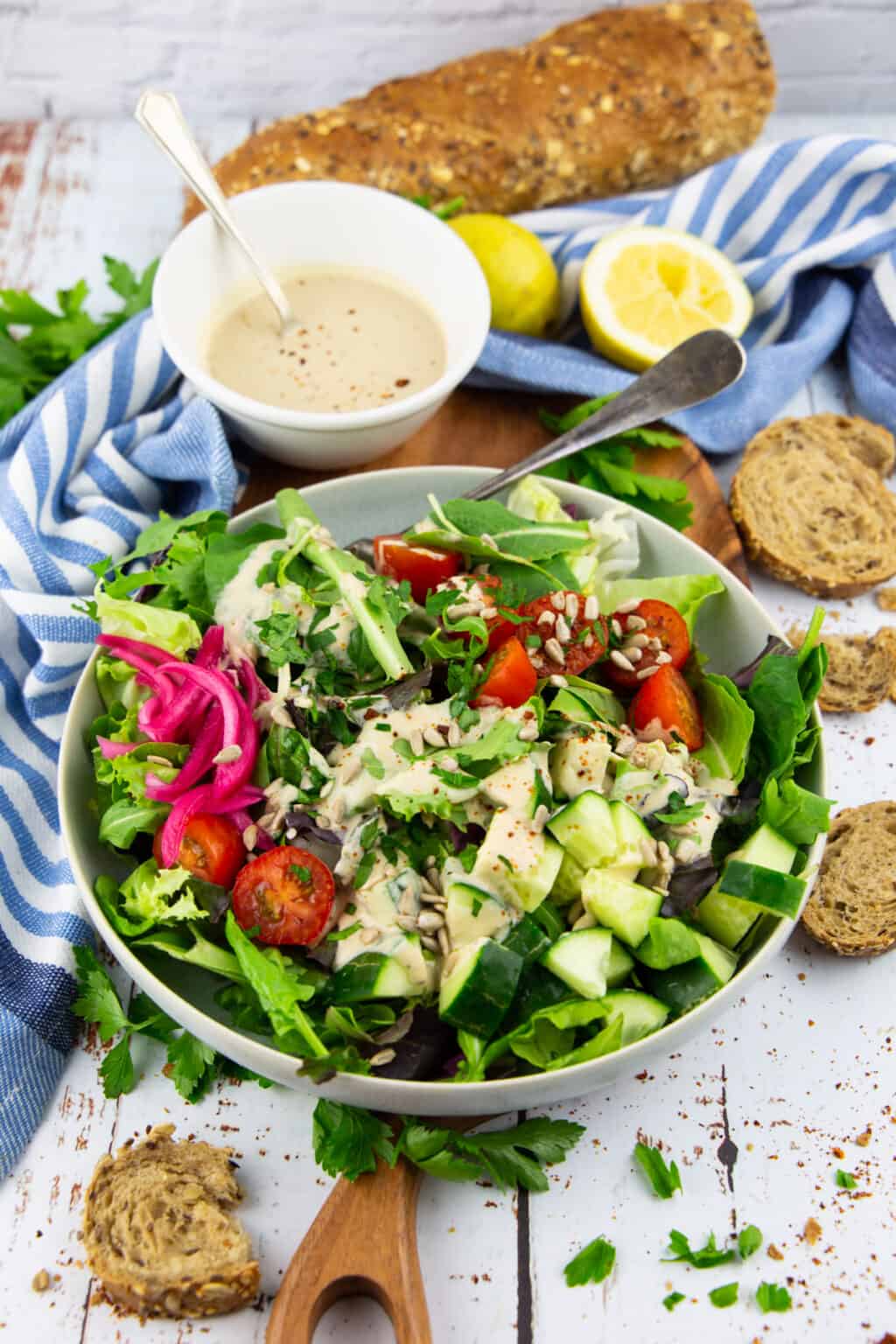 Lemon Tahini Dressing Vegan Heaven