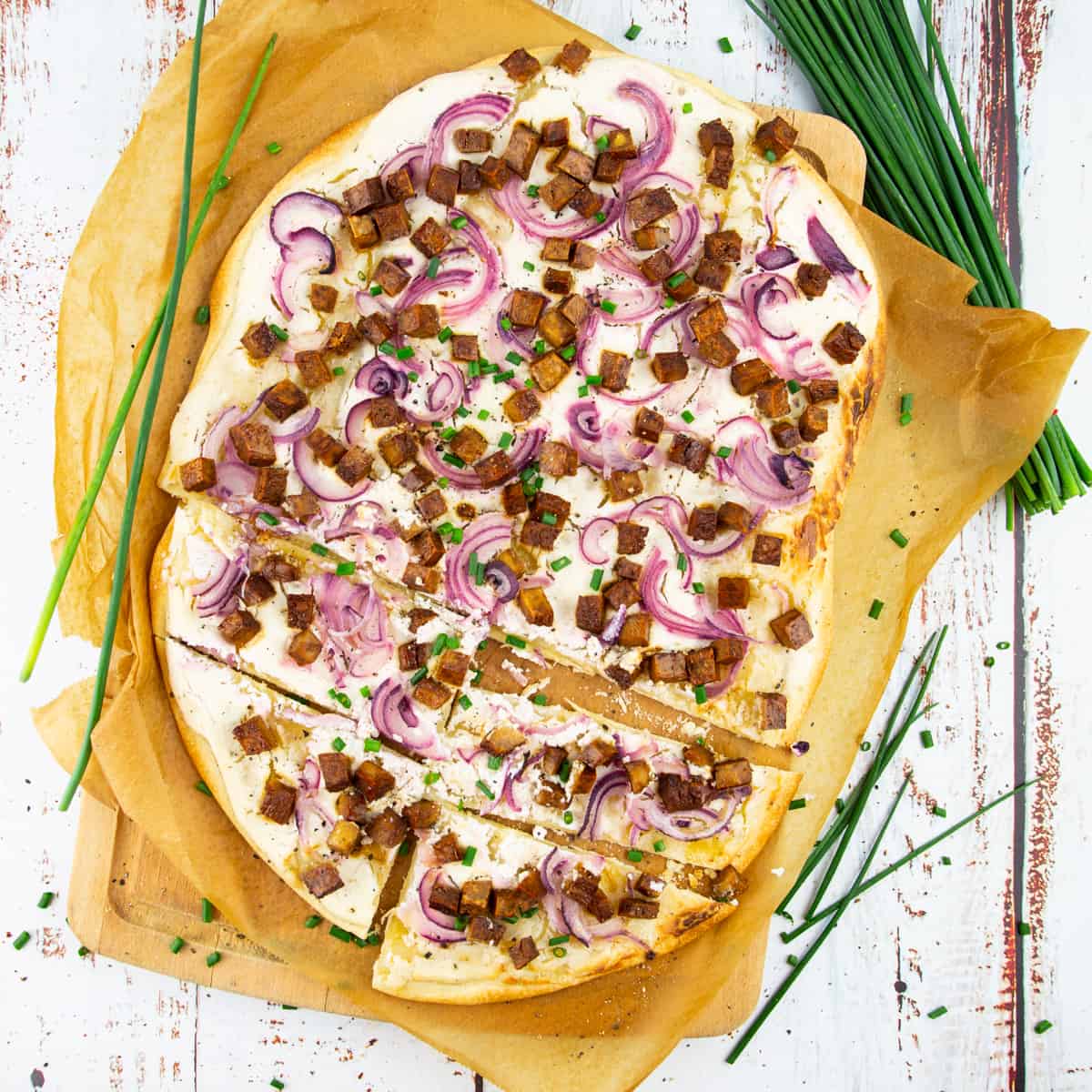 Flammkuchen Vegan Heaven Flammkuchen Vegan Heaven