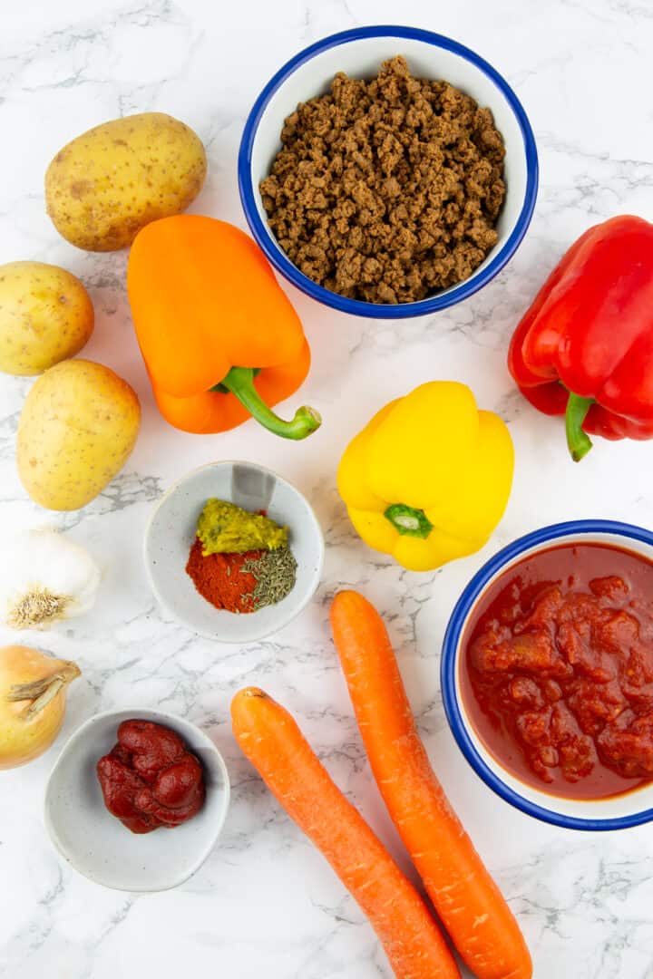 Potato Stew with Bell Peppers Vegan Heaven