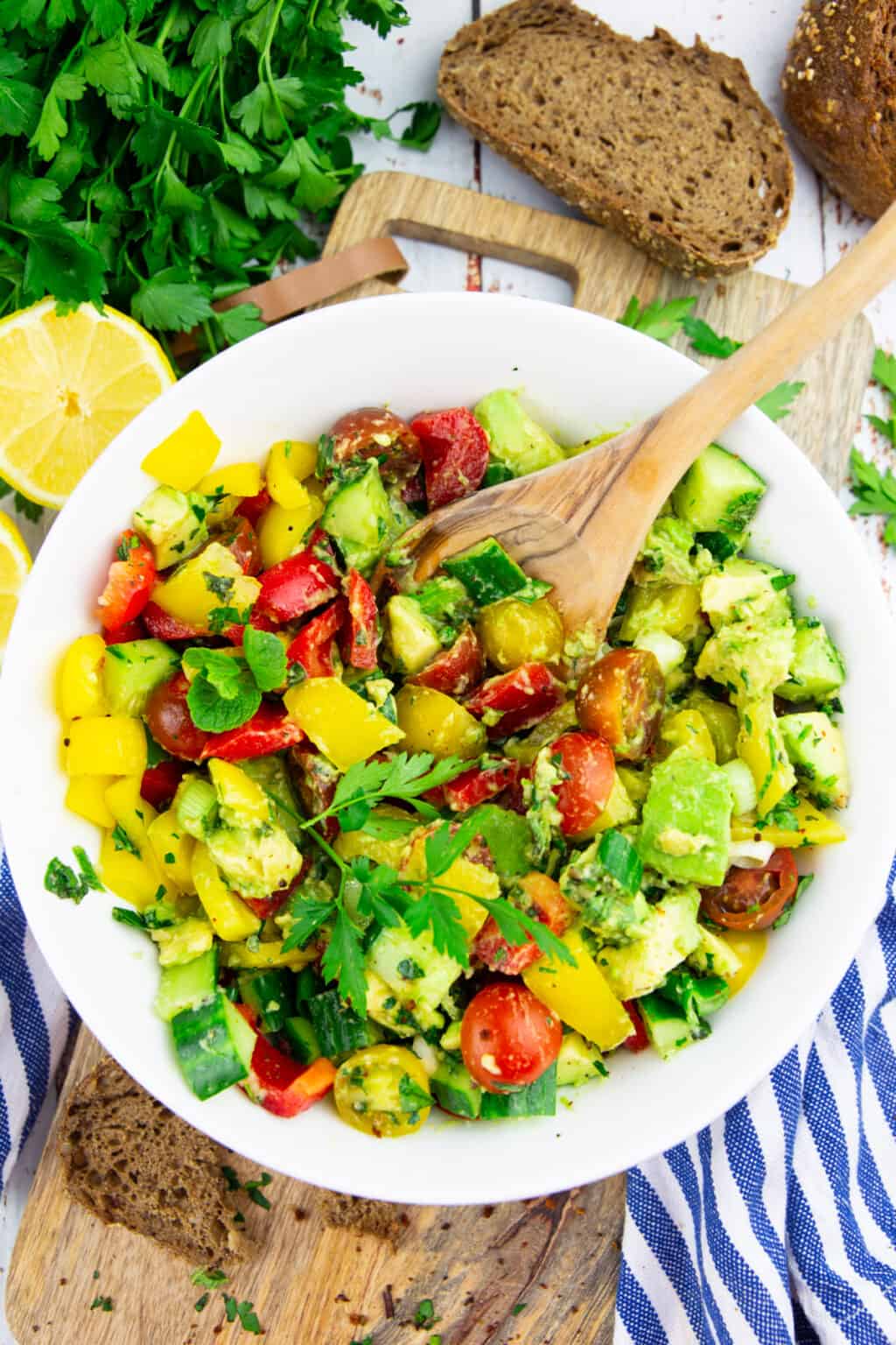 Avocado Salad Vegan Heaven