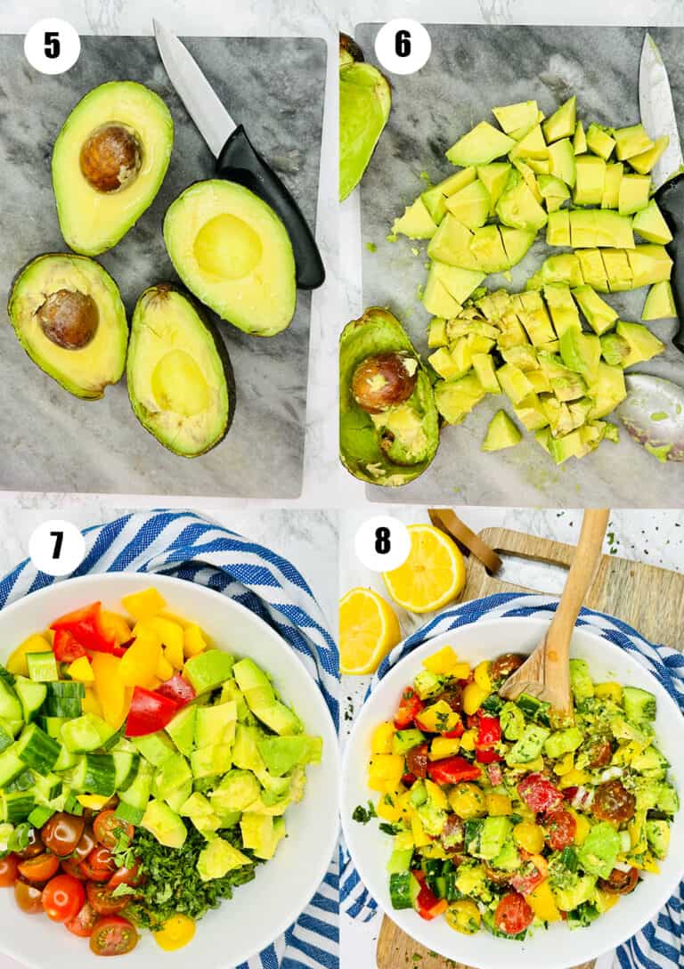Avocado Salad Vegan Heaven
