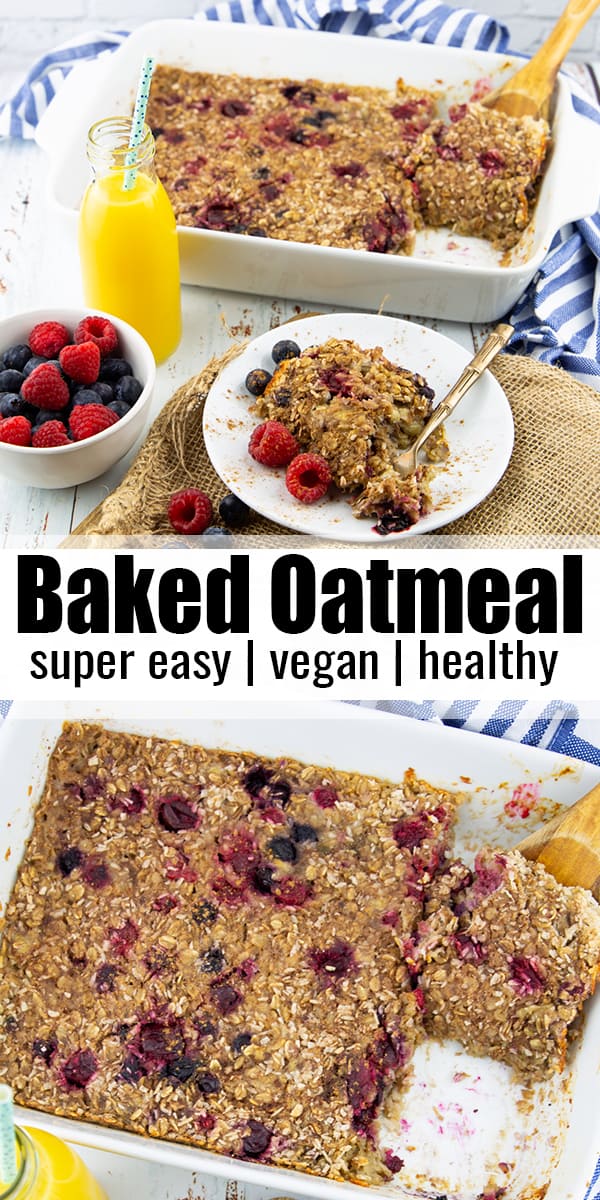 Vegan Baked Oatmeal - Vegan Heaven